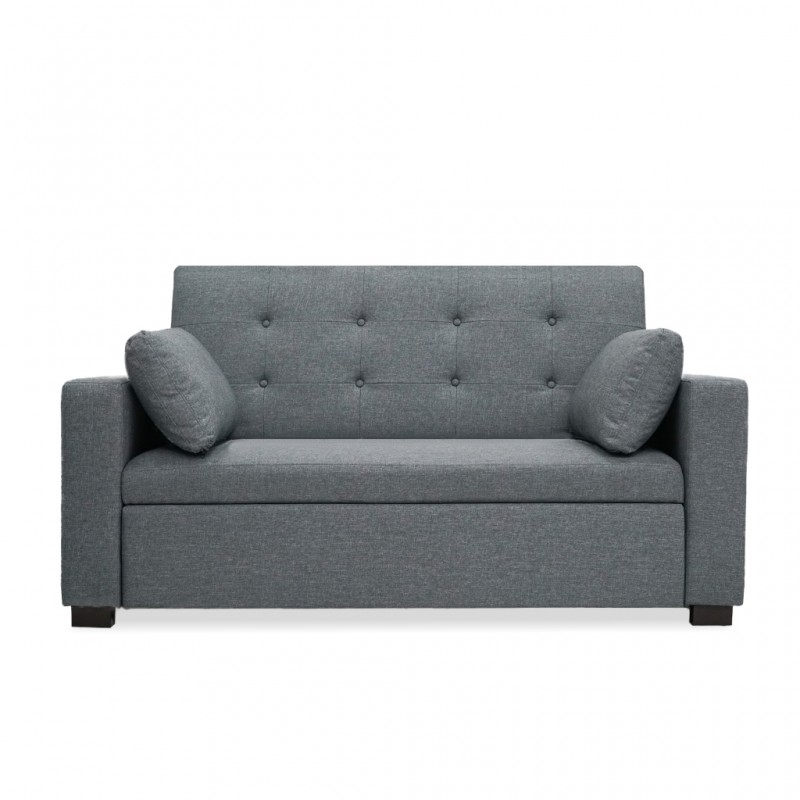 Pau Sofa Bed Grey Fabric Pau Sofa Bed Grey Fabric
