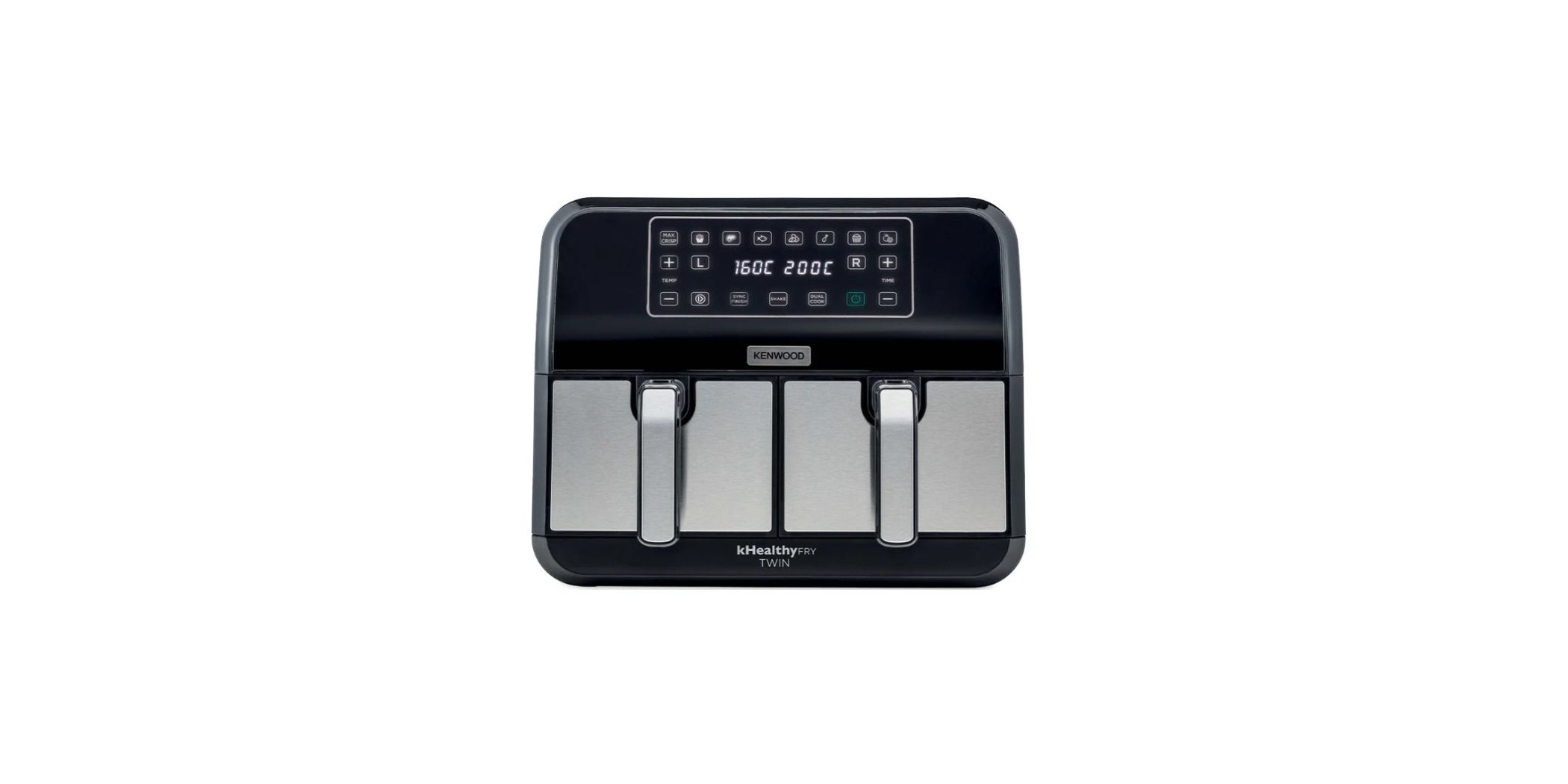 Kenwood HFM75.000MB 8L Digital Blk Metal Dual Air Fryer