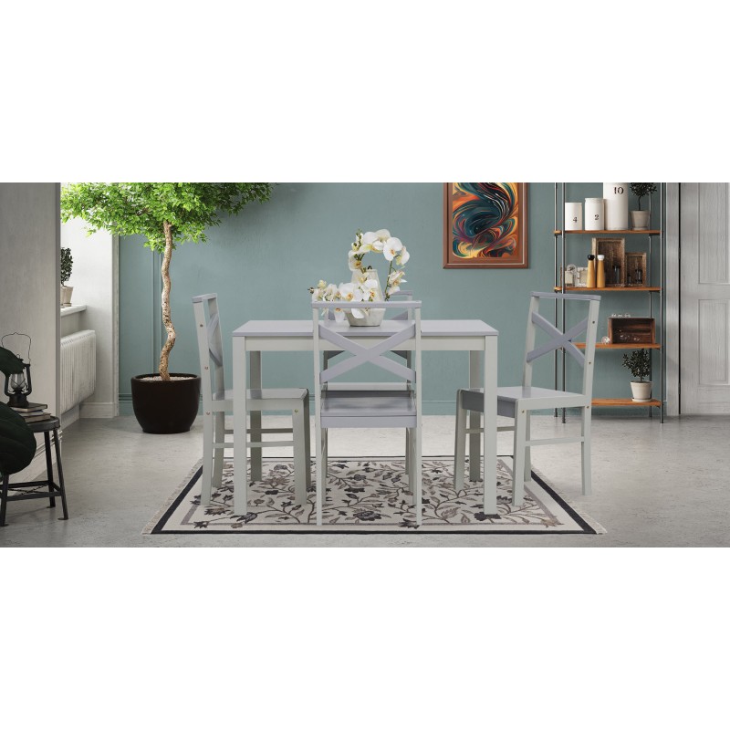 Elisa Table and 4 Chairs