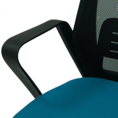 Stellar Indy Medium Back Office Chair Blue & Black