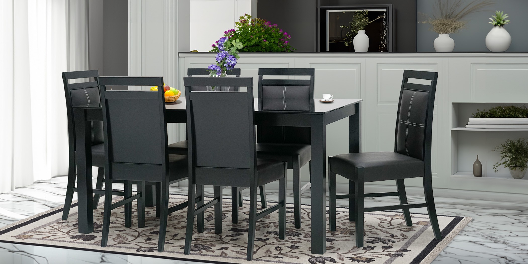 Gessica Table and 6 Chairs