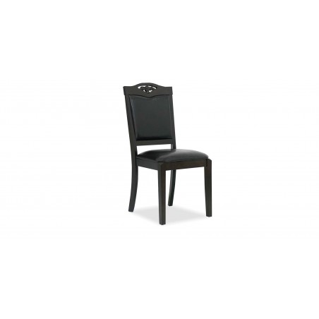 Kuka Table and 8 Chairs PU Dark Brown