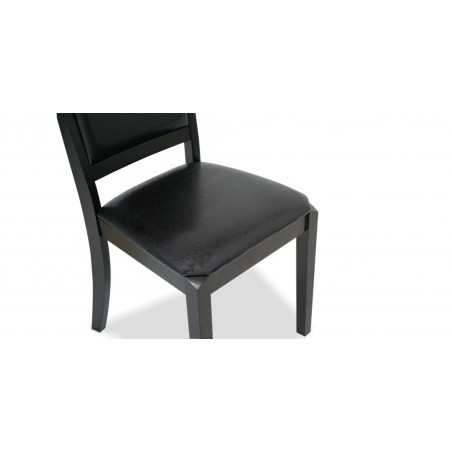 Kuka Table and 8 Chairs PU Dark Brown