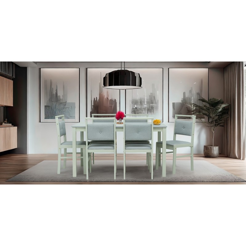 Natalia Table and 6 Chairs