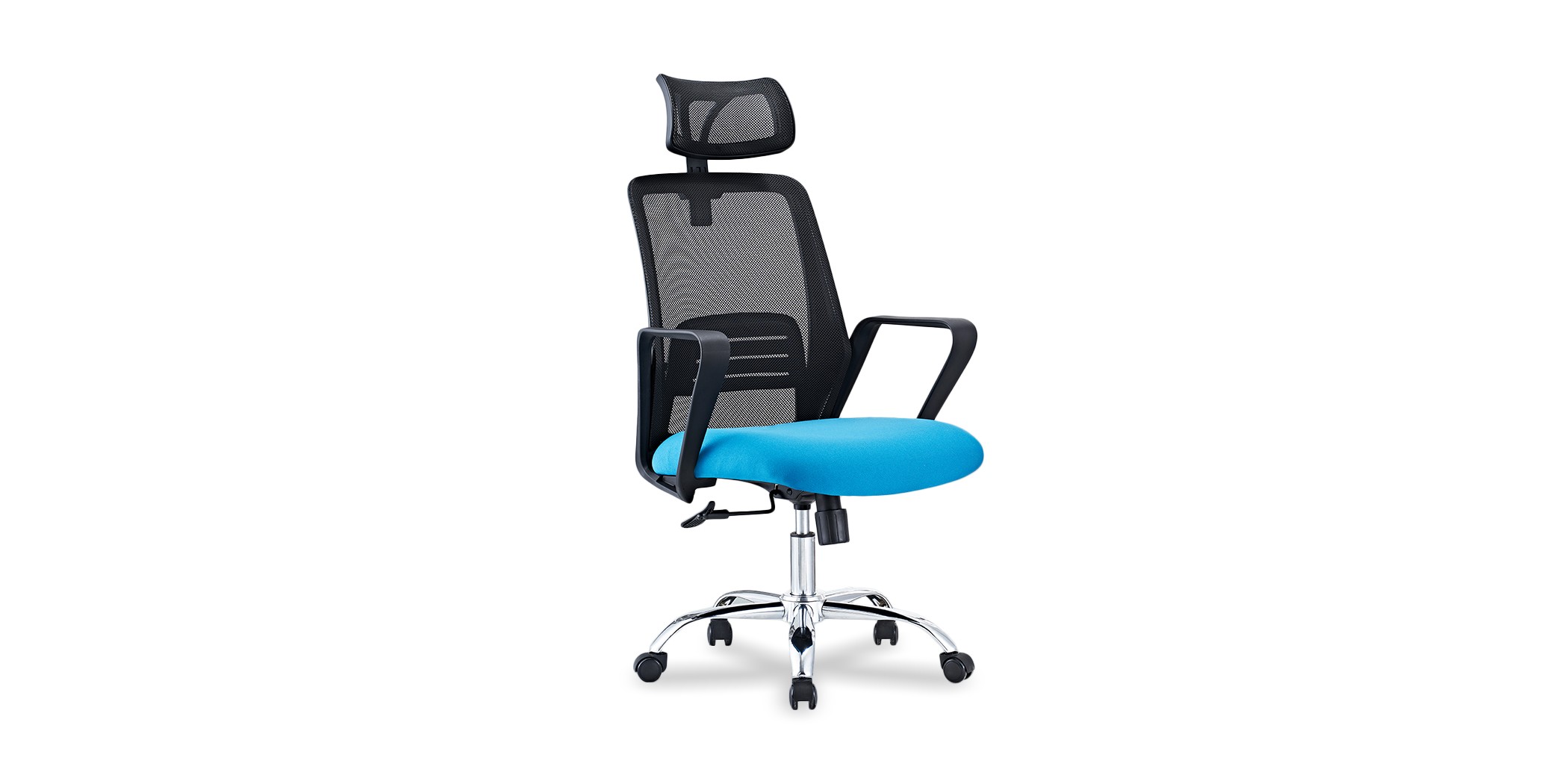 Stellar Malawi High Back Office Chair Black & Blue