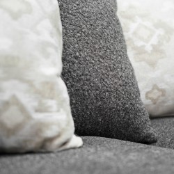 Chicago LHF Chaise + RHF 3S + Ottoman in Gun Grey Col Chicago LHF Chaise + RHF 3S + Ottoman in Gun Grey Col