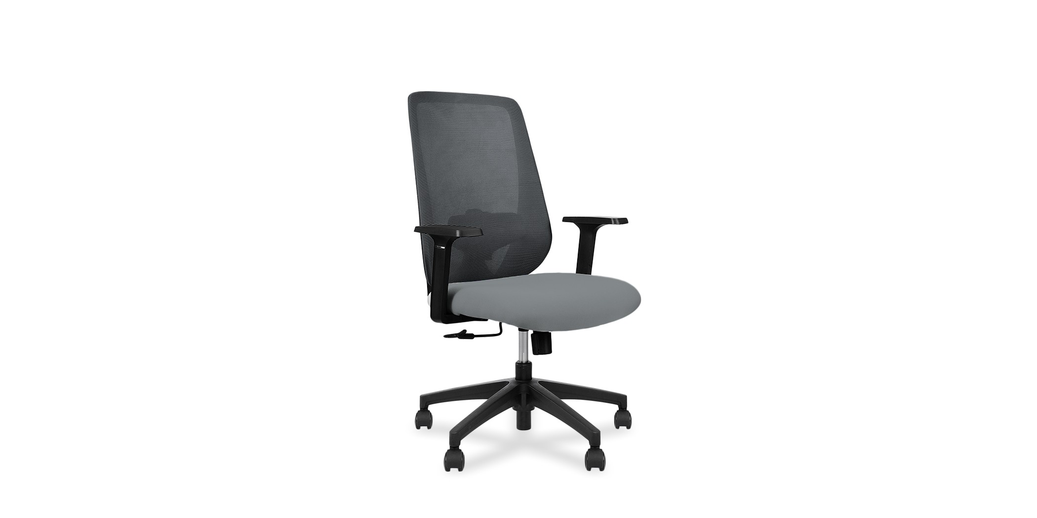 Drea Mid Back Office Chair Black & Grey