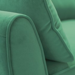 Bartel 3 Seater Fabric Green Col W/2 Accent Pillow Bartel 3 Seater Fabric Green Col W/2 Accent Pillow