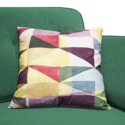 Bartel 2 Seater Fabric Green Col W/2 Accent Pillow Bartel 2 Seater Fabric Green Col W/2 Accent Pillow