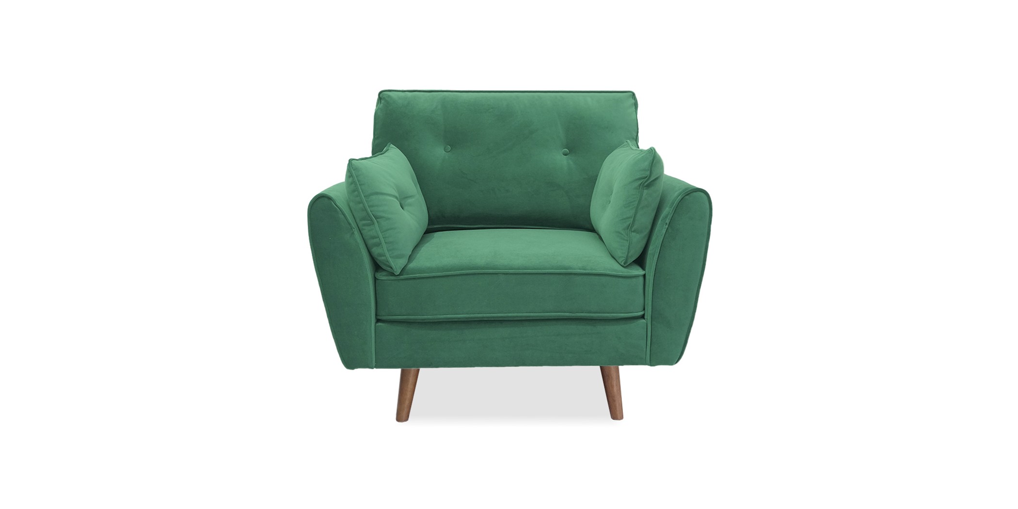 Bartel 1 Seater Fabric Green Colour