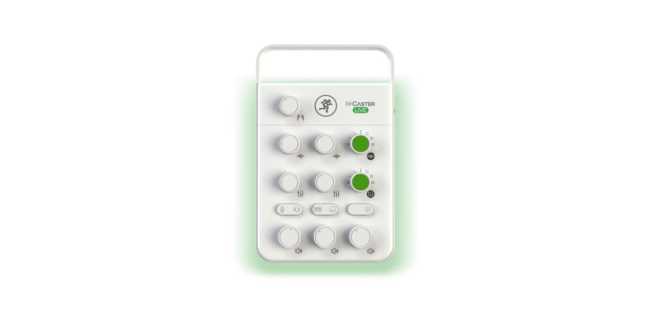 Mackie 2053609-01 M•Caster Live Mixer Live Streaming Portable (White) Eu