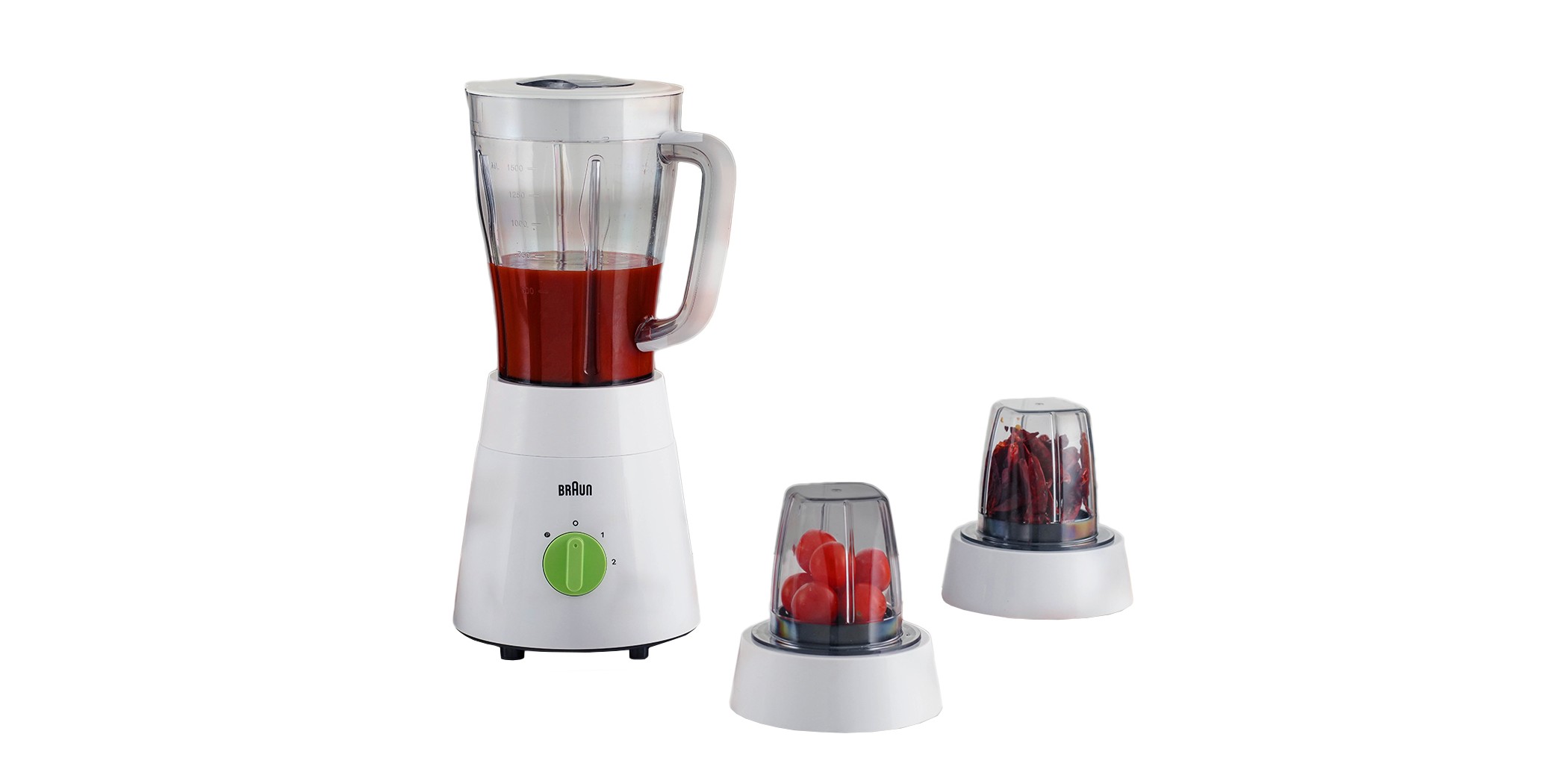 Braun JB0123WH Blender With Chopper + Mill
