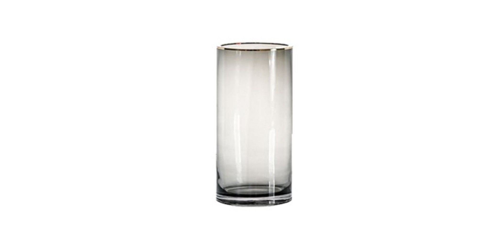 Vase Glass 10.5x10.5x20cm
