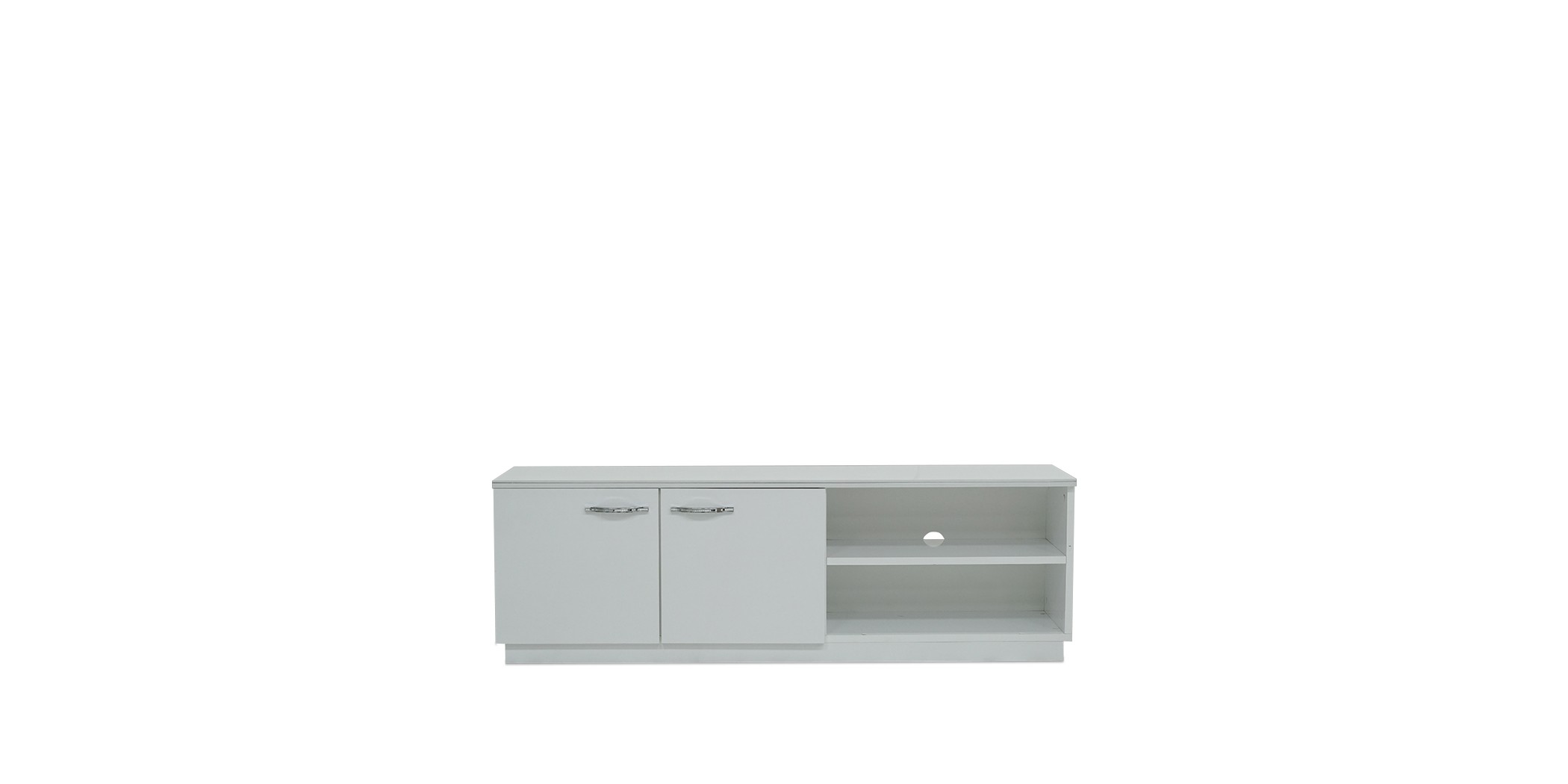 Monaco Low TV Cabinet White High Gloss